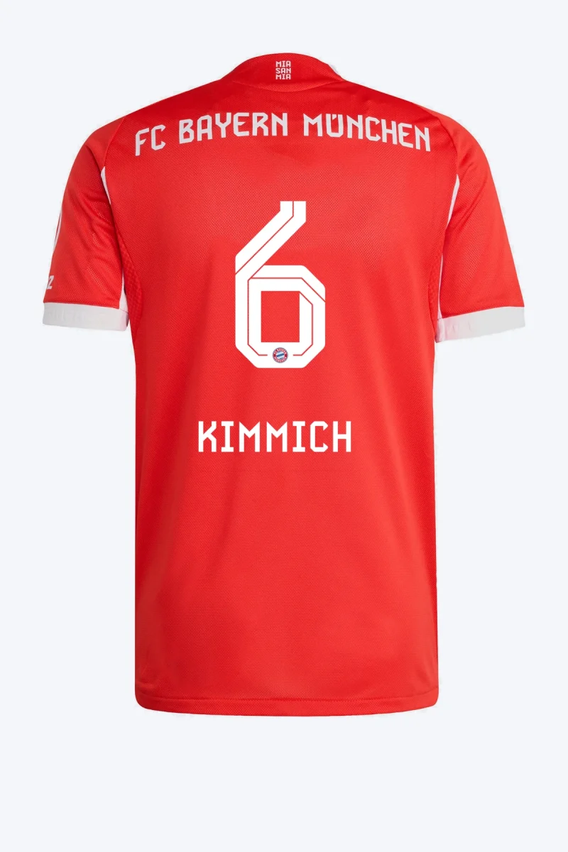 Kimmich 6 Voetbalshirt - FC Bayern 25/26 Thuis Authentic