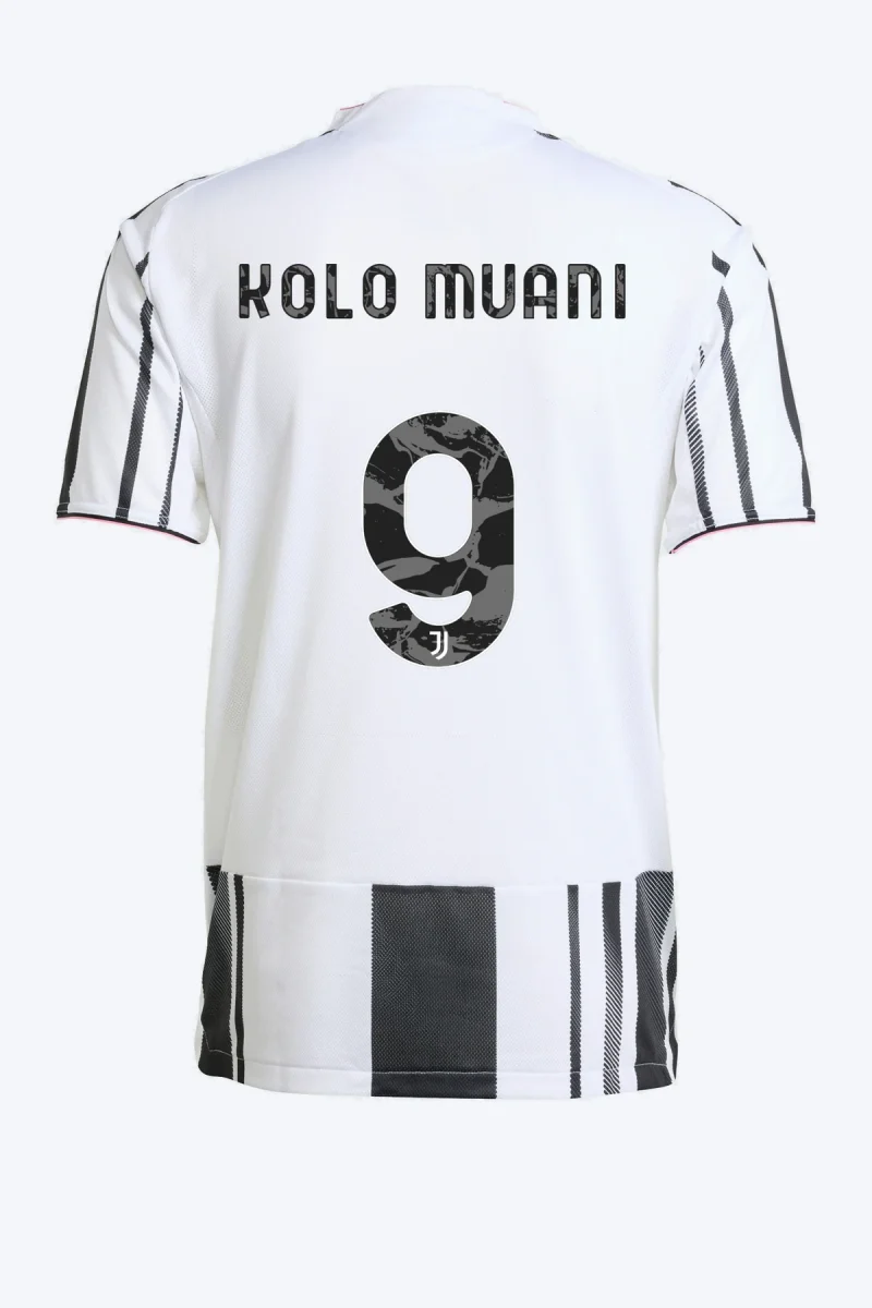Kolo Muani 9 Voetbalshirt - Juventus 25/26 Thuis Authentic