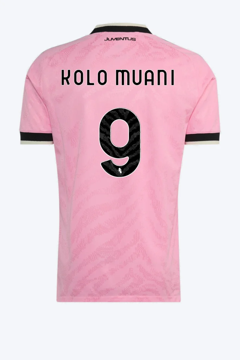 Kolo Muani 9 Voetbalshirt - Juventus 26/27 Uit Authentic