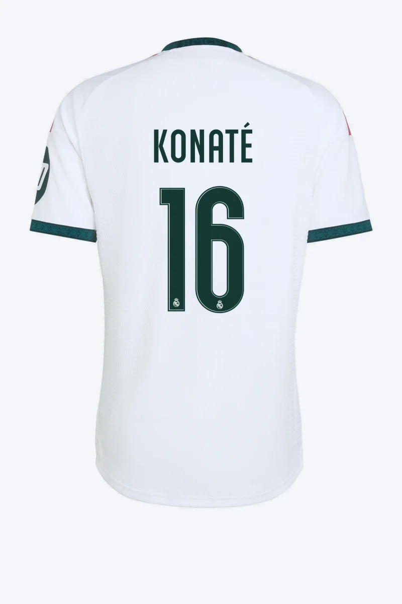 Konaté 16 Voetbalshirt - Real Madrid 26/27 Thuis Authentic