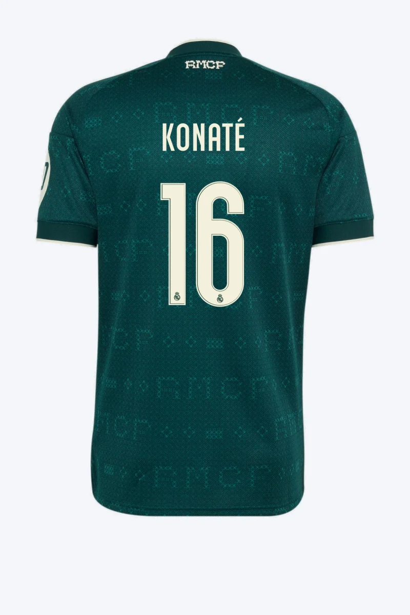 Konaté 16 Voetbalshirt - Real Madrid 26/27 Uit