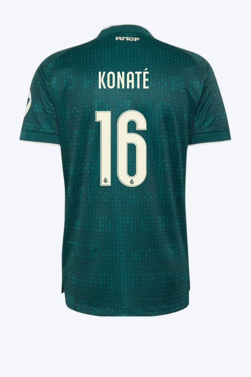 Konaté 16 Voetbalshirt - Real Madrid 26/27 Uit Authentic