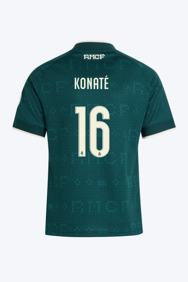 Konaté 16 Voetbalshirt - Real Madrid 26/27 Uit Kids