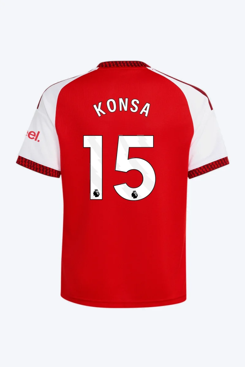 Konsa 15 Voetbalshirt - Arsenal FC 26/27 Thuis Kids