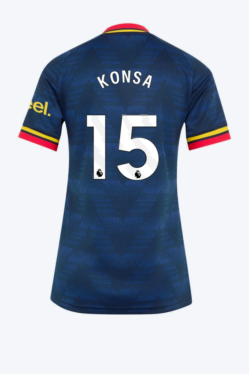 Konsa 15 Voetbalshirt - Arsenal FC 26/27 Uit