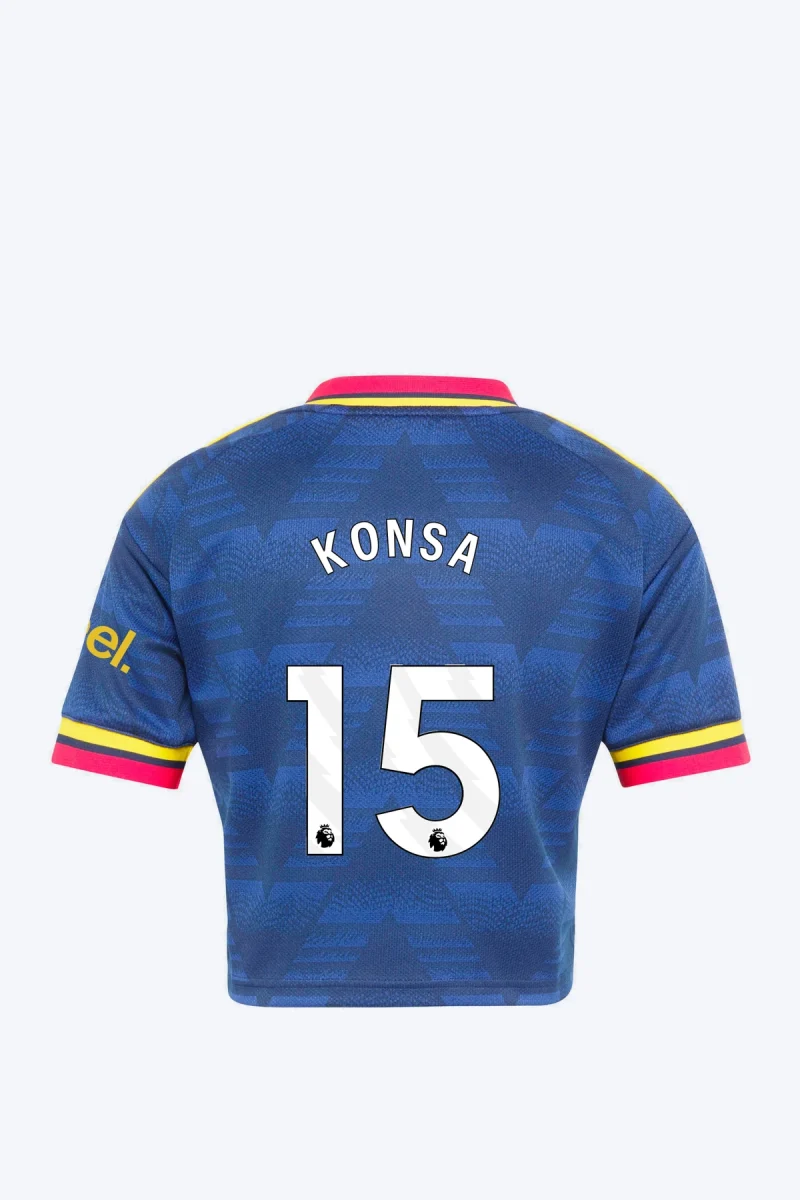 Konsa 15 Voetbalshirt - Arsenal FC 26/27 Uit Cropped