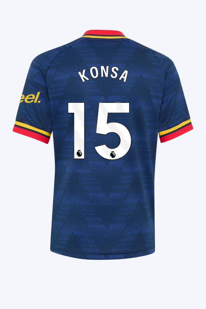 Konsa 15 Voetbalshirt - Arsenal FC 26/27 Uit Kids