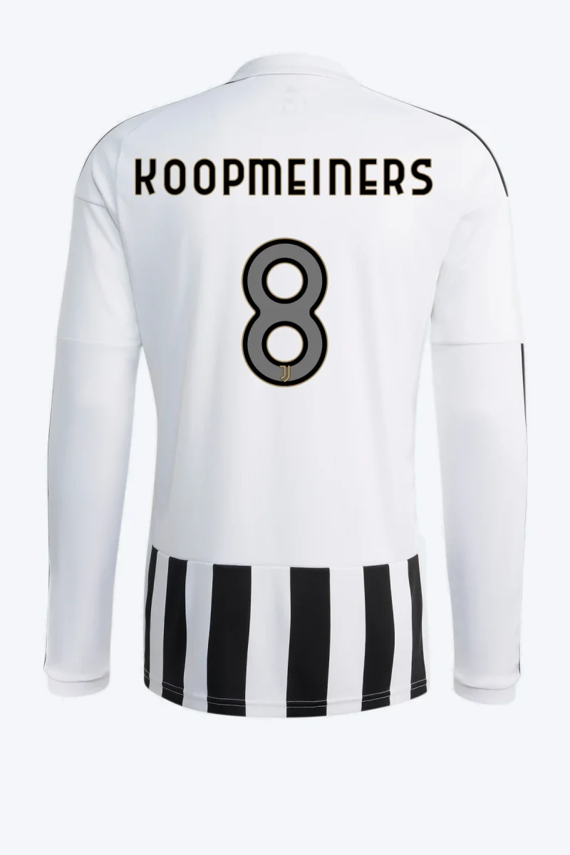Koopmeiners 8 Voetbalshirt - Juventus 26/27 Thuis Lange Mouw