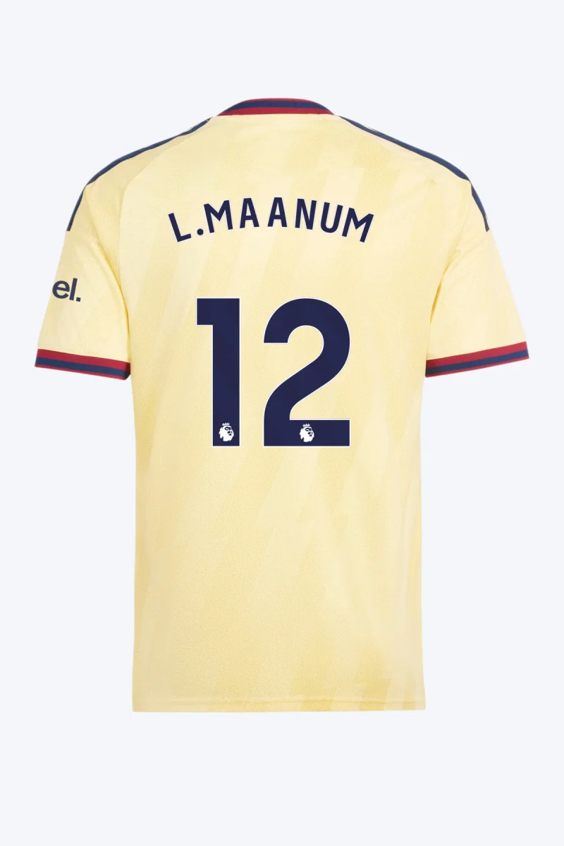 L. Maanum 12 Voetbalshirt - Arsenal FC 26/27 Derde