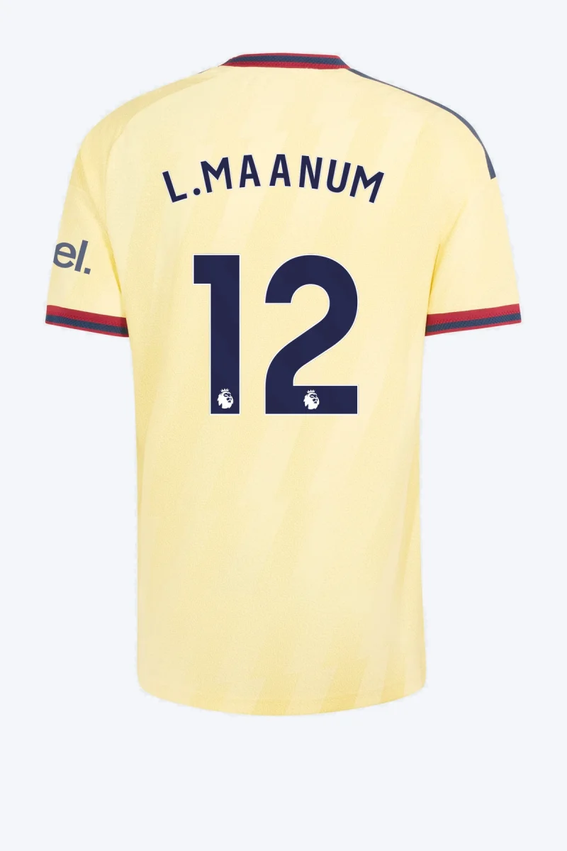L. Maanum 12 Voetbalshirt - Arsenal FC 26/27 Derde Authentic