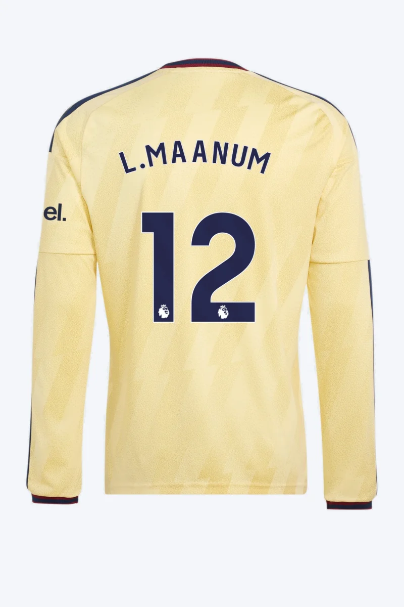 L. Maanum 12 Voetbalshirt - Arsenal FC 26/27 Derde Longsleeve