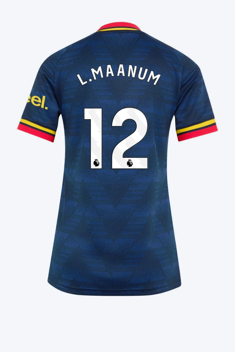 L. Maanum 12 Voetbalshirt - Arsenal FC 26/27 Uit