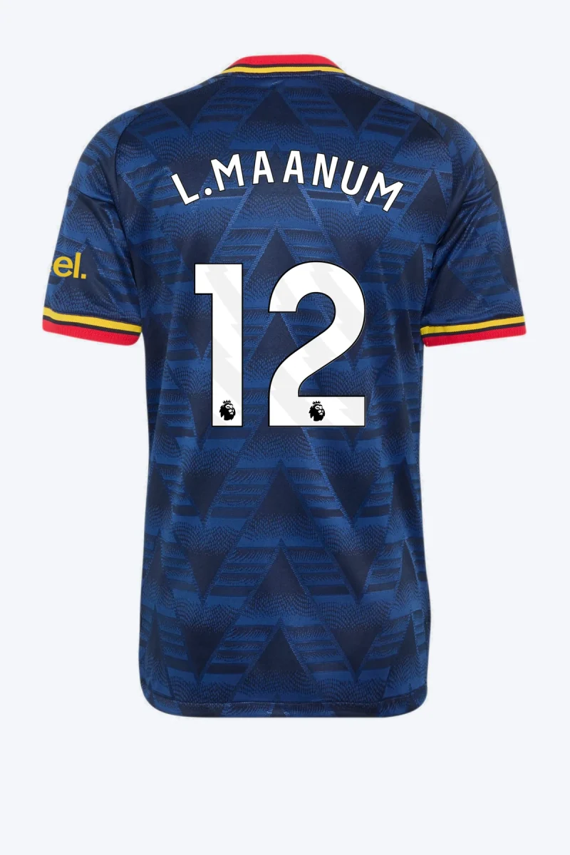 L. Maanum 12 Voetbalshirt - Arsenal FC 26/27 Uit Authentic