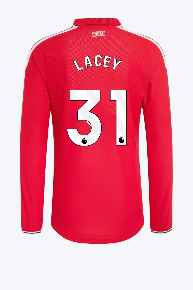 Lacey 31 Voetbalshirt - Manchester United 26/27 Thuis Authentic Lange Mouw