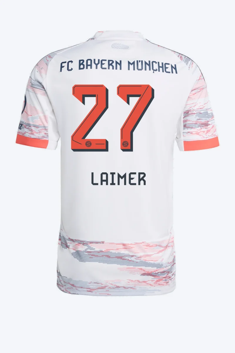 Laimer 27 Voetbalshirt - FC Bayern 25/26 Uit