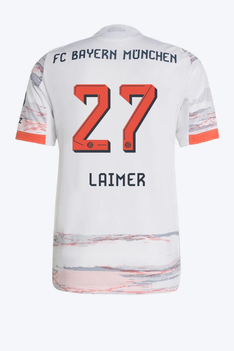 Laimer 27 Voetbalshirt - FC Bayern 25/26 Uit Authentic