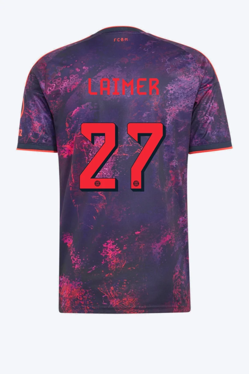 Laimer 27 Voetbalshirt - FC Bayern 26/27 Derde