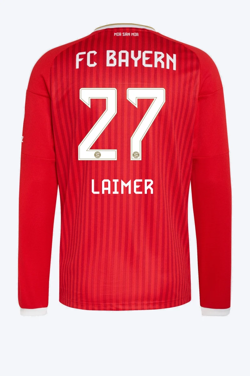 Laimer 27 Voetbalshirt - FC Bayern 26/27 Thuis Lange Mouw