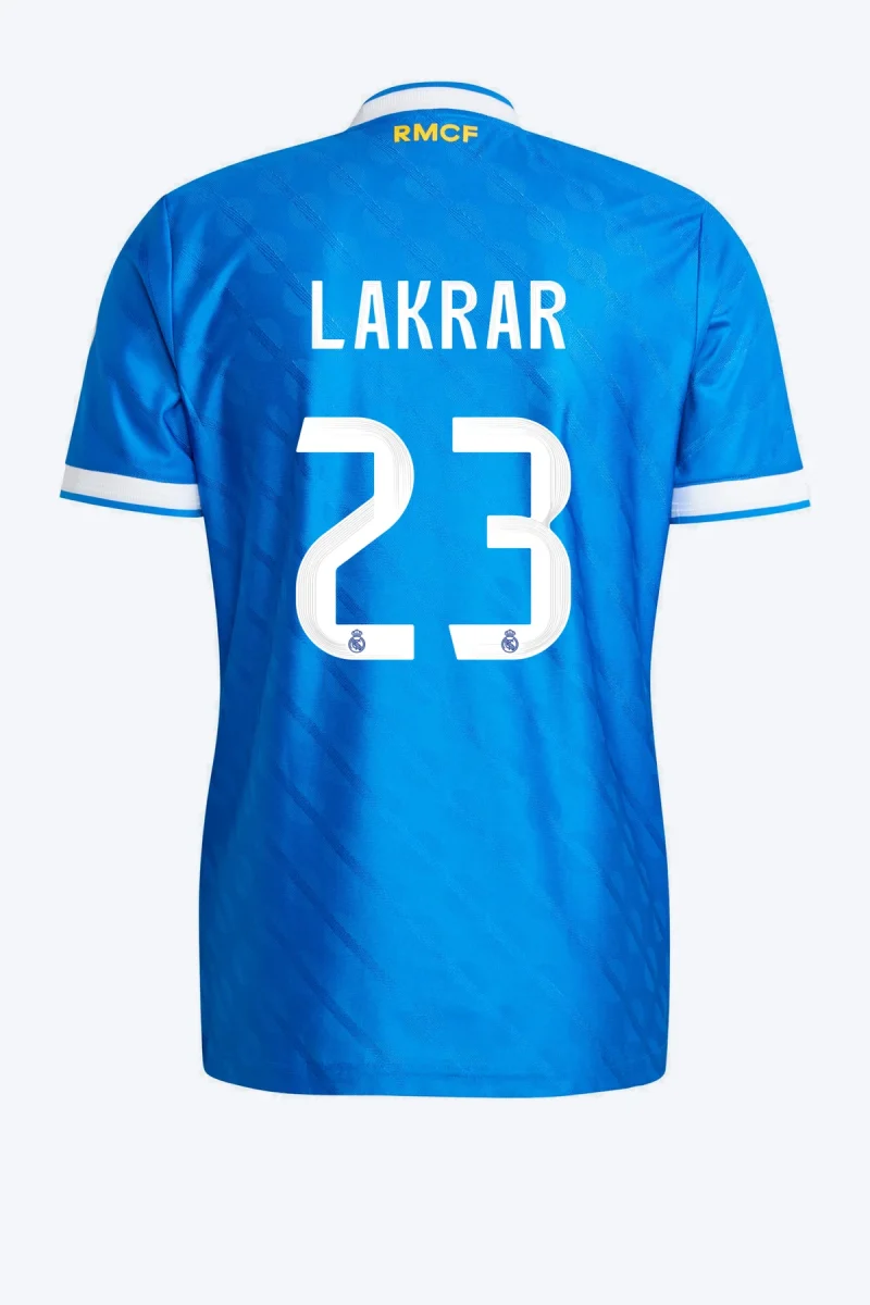 Lakrar 23 Voetbalshirt - Real Madrid 25/26 Derde Authentic