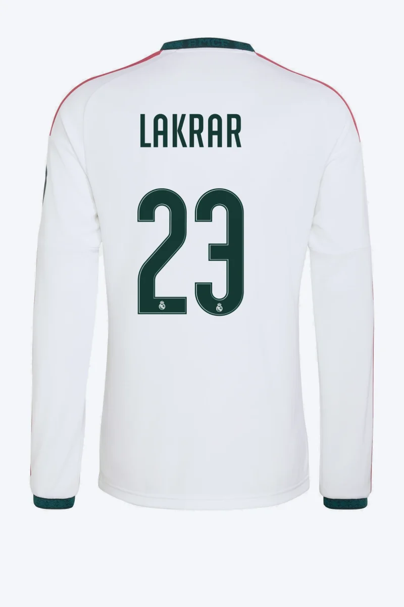 Lakrar 23 Voetbalshirt - Real Madrid 26/27 Thuis Lange Mouw