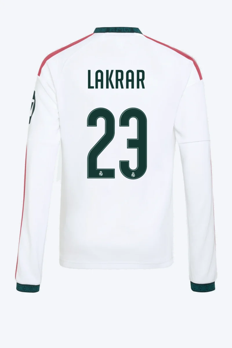 Lakrar 23 Voetbalshirt - Real Madrid 26/27 Thuis Lange Mouw Kids