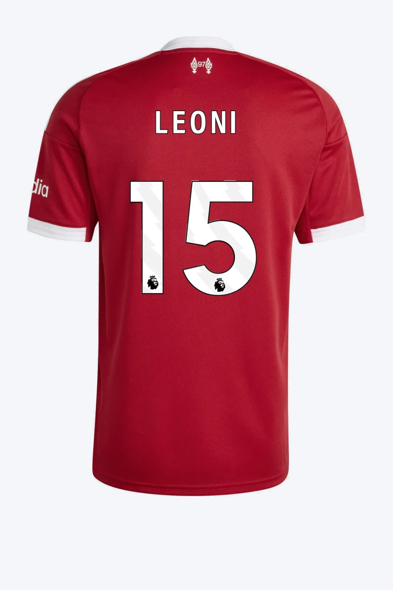 Leoni 15 Voetbalshirt - Liverpool FC 25/26 Thuis