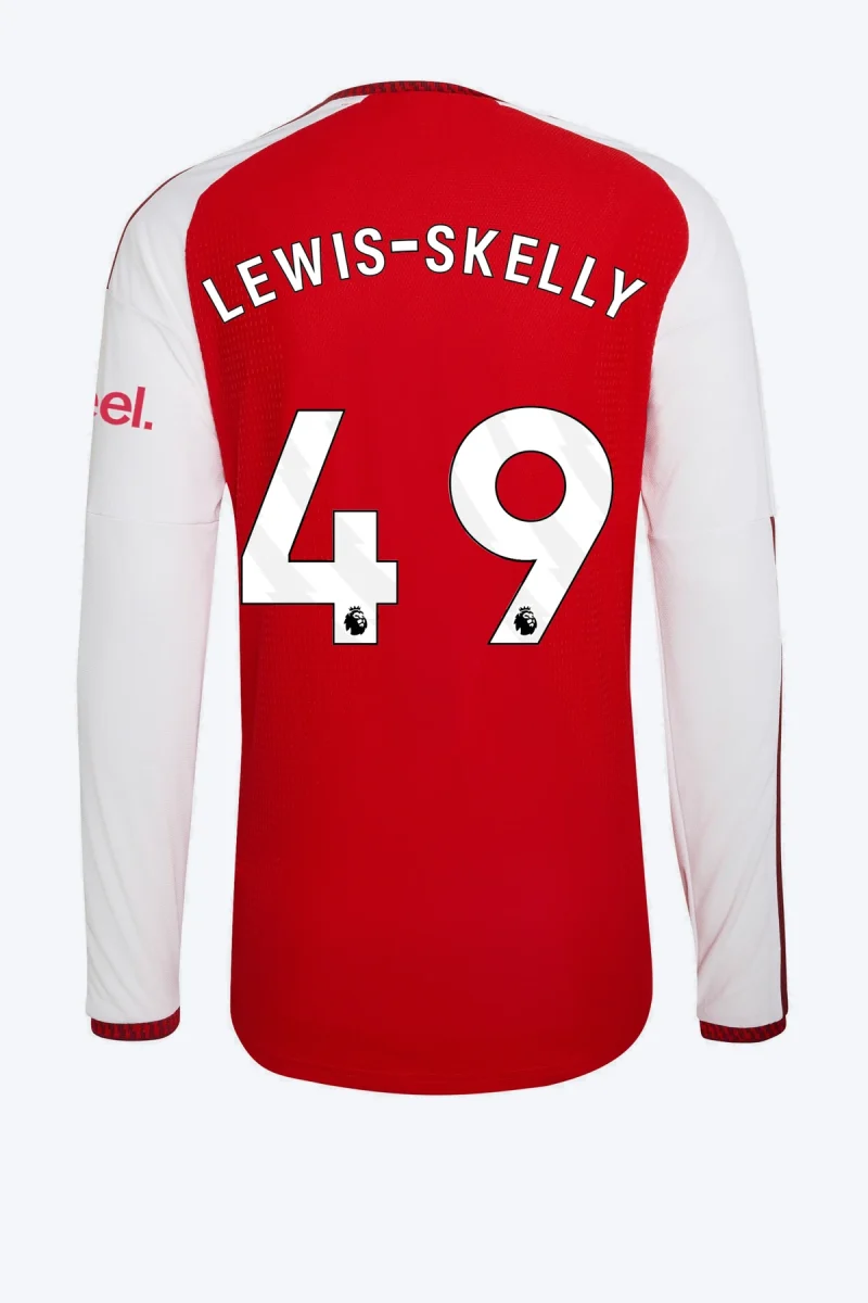 Lewis-Skelly 49 Voetbalshirt - Arsenal FC 26/27 Thuis Authentic Lange Mouw
