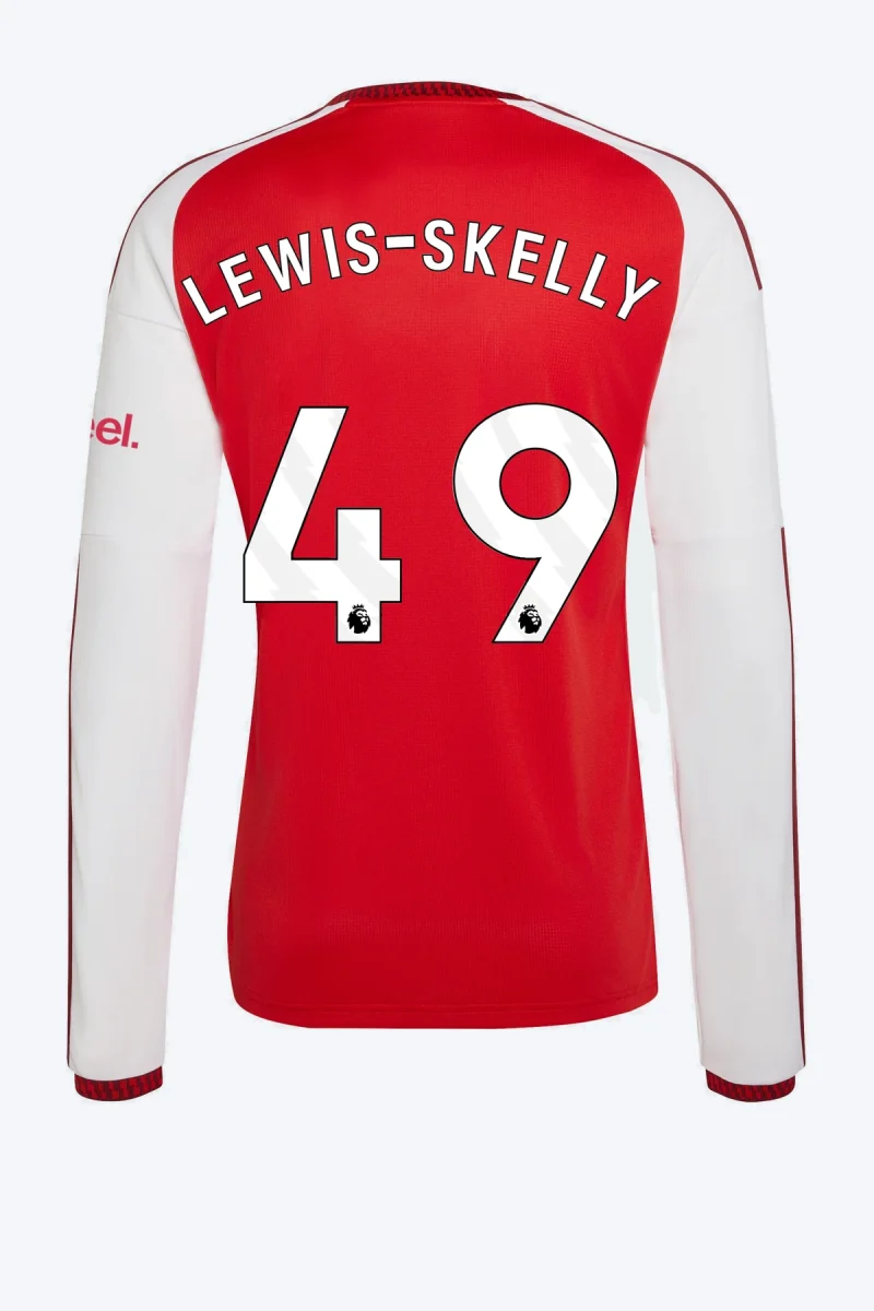 Lewis-Skelly 49 Voetbalshirt - Arsenal FC 26/27 Thuis Lange Mouw