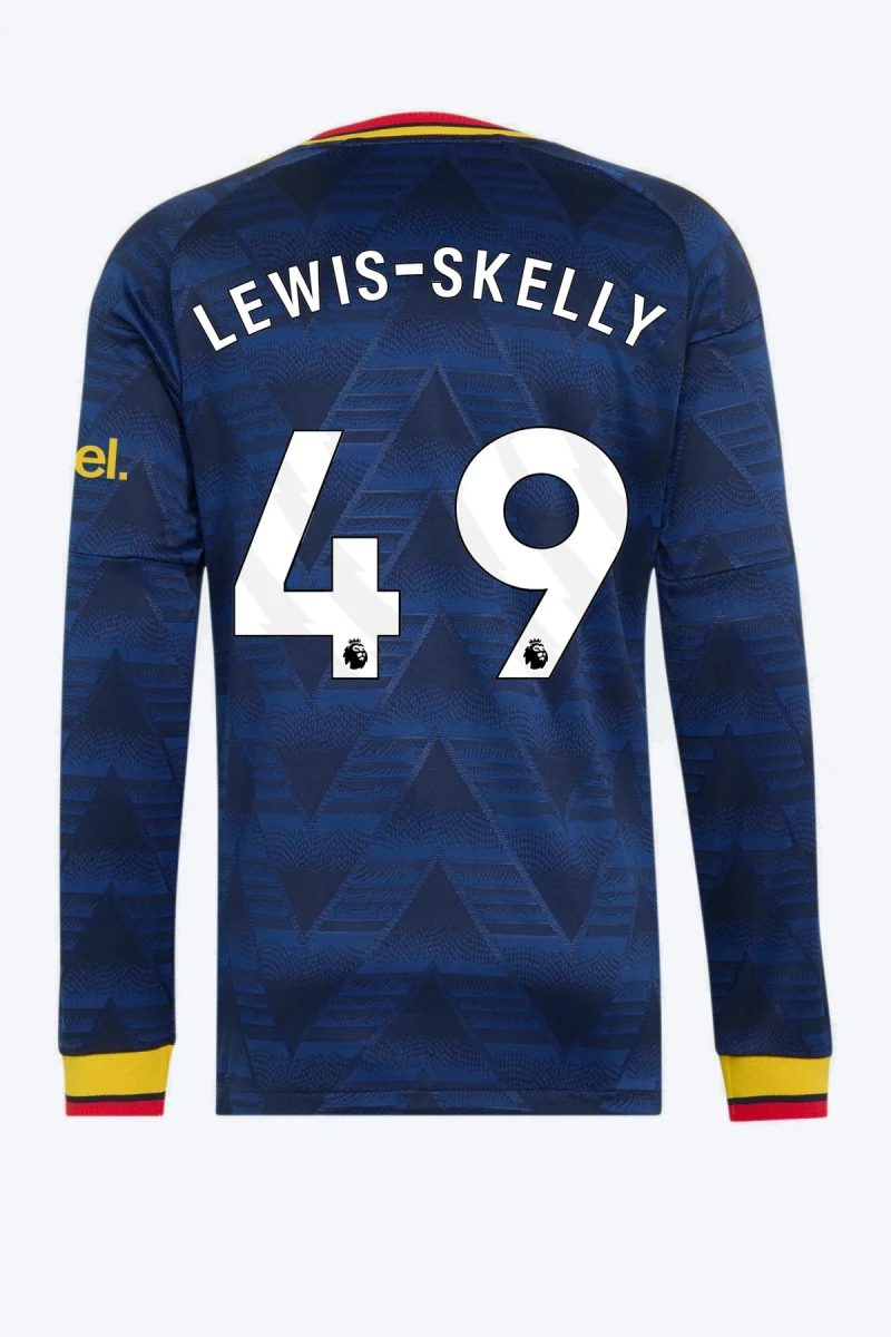 Lewis-Skelly 49 Voetbalshirt - Arsenal FC 26/27 Uit Authentic Longsleeve