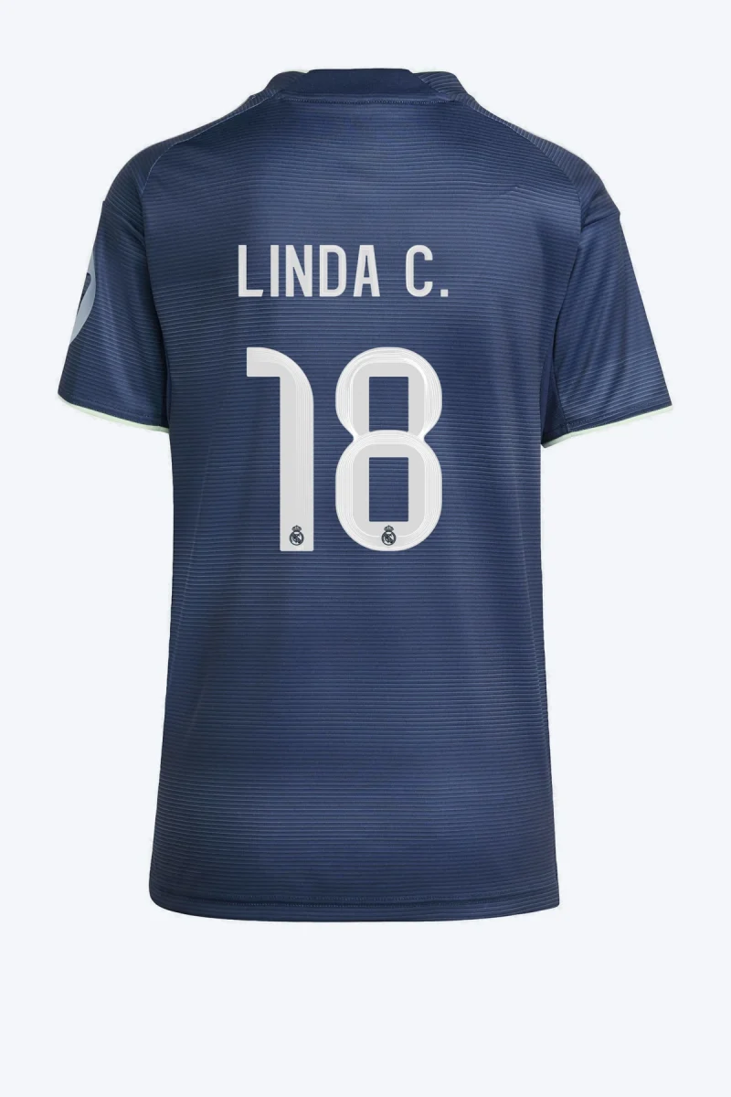 Linda C. 18 Voetbalshirt - Real Madrid 25/26 Uit