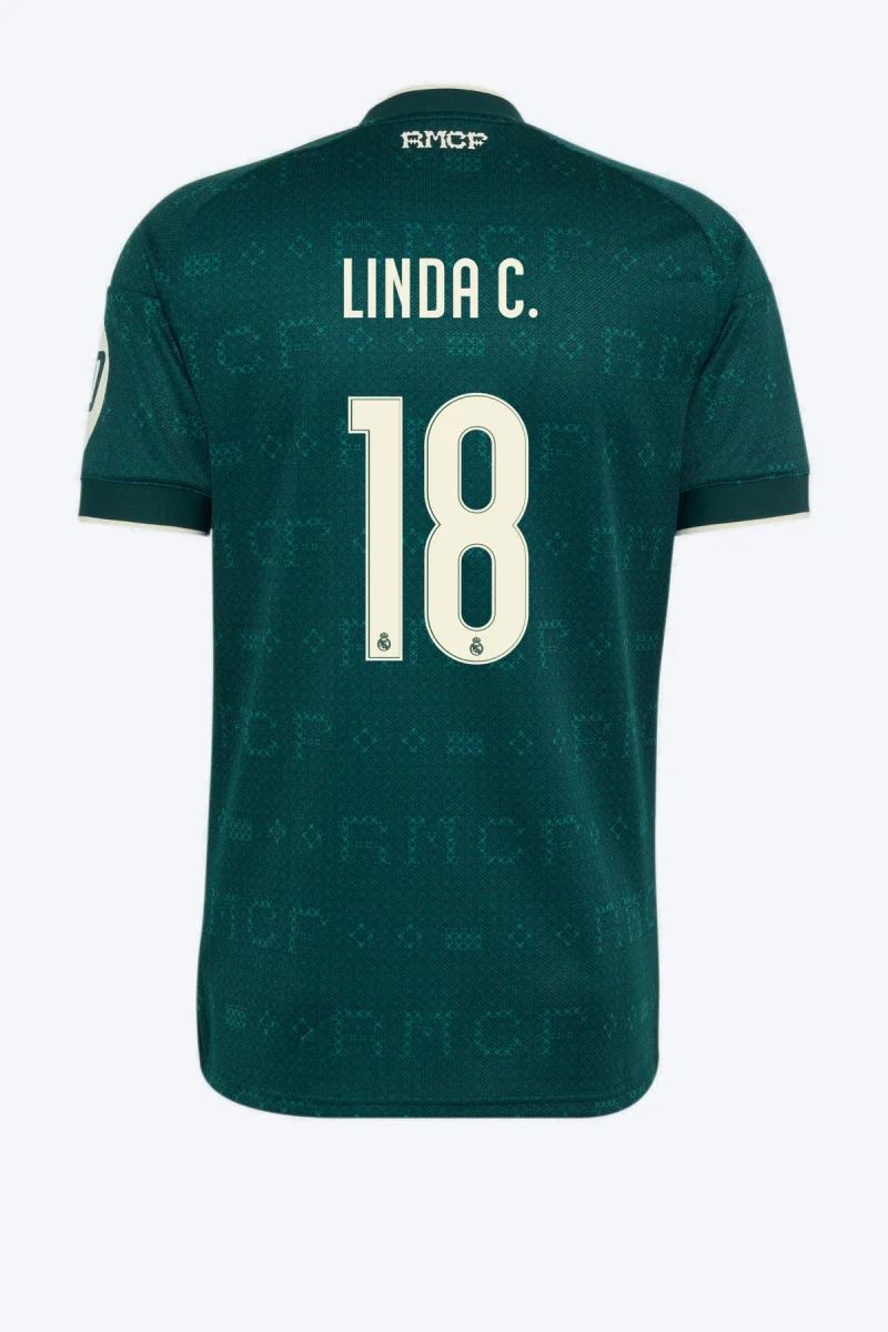 Linda C. 18 Voetbalshirt - Real Madrid 26/27 Uit
