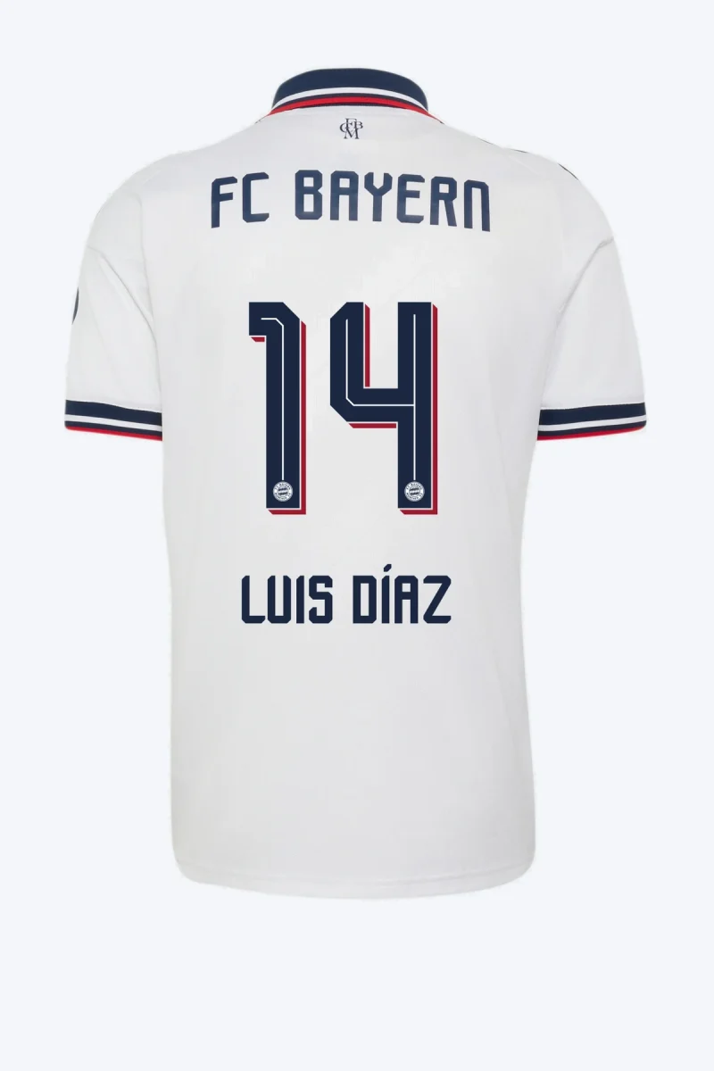 Luis Díaz 14 Voetbalshirt - FC Bayern 26/27 Uit