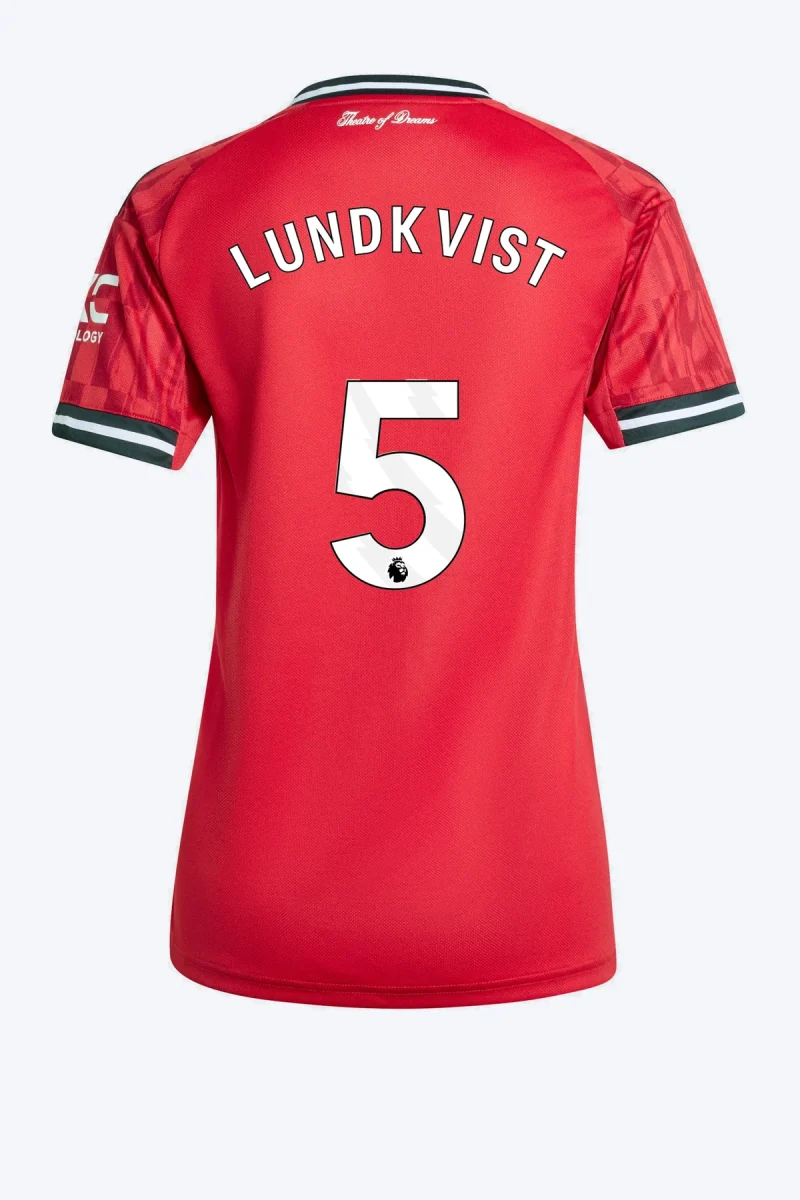 Lundkvist 5 Voetbalshirt - Manchester United 25/26 Thuis