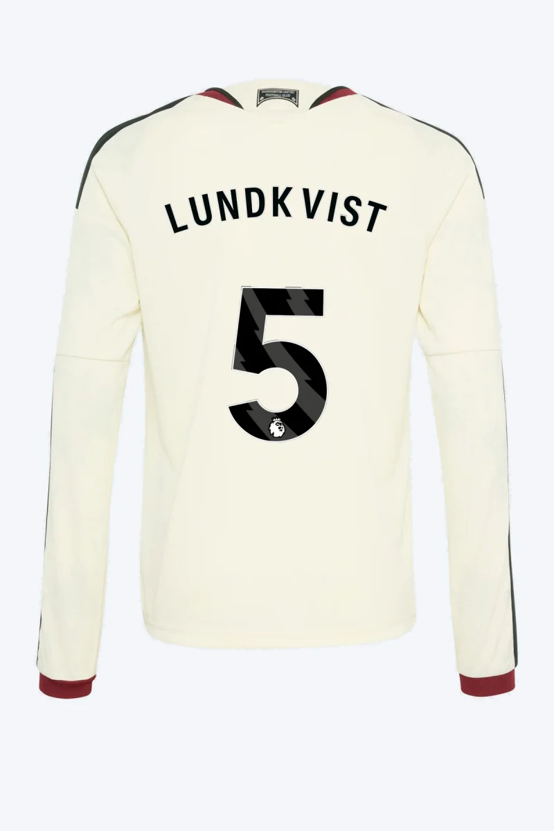 Lundkvist 5 Voetbalshirt - Manchester United 26/27 Derde Kids Longsleeve