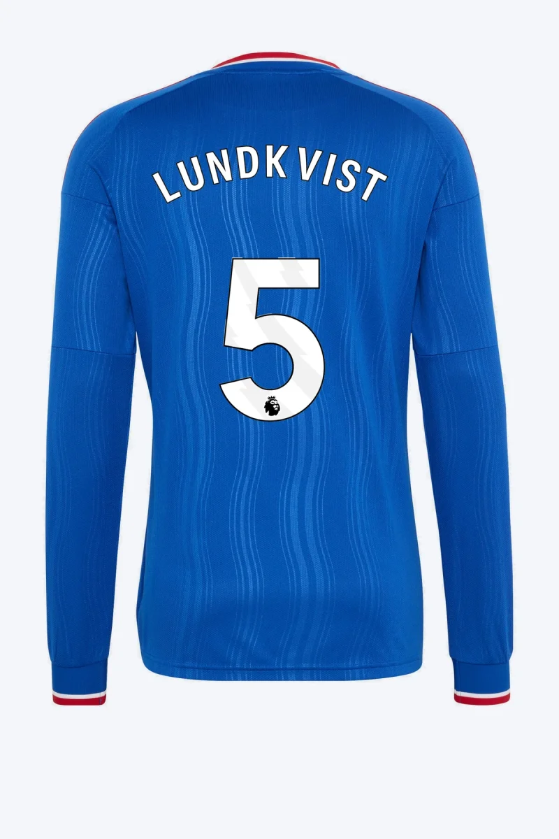 Lundkvist 5 Voetbalshirt - Manchester United 26/27 Uit Longsleeve