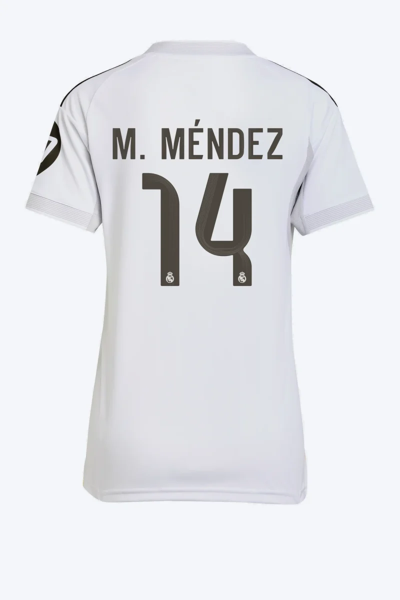 M. Méndez 14 Voetbalshirt - Real Madrid 25/26 Thuis