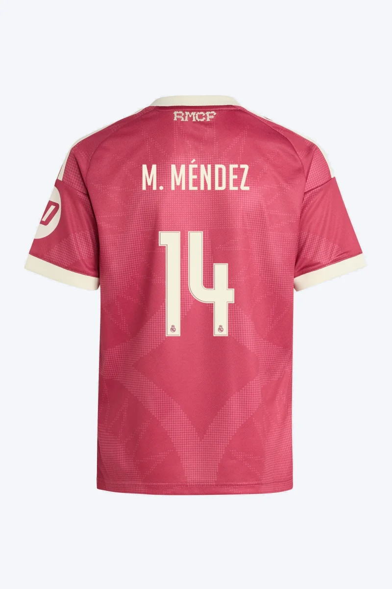 M. Méndez 14 Voetbalshirt - Real Madrid 26/27 Derde Kids