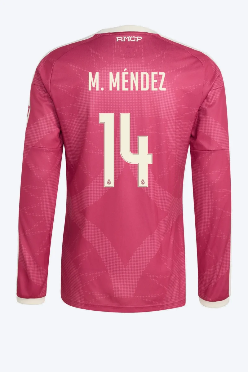 M. Méndez 14 Voetbalshirt - Real Madrid 26/27 Derde Lange Mouw