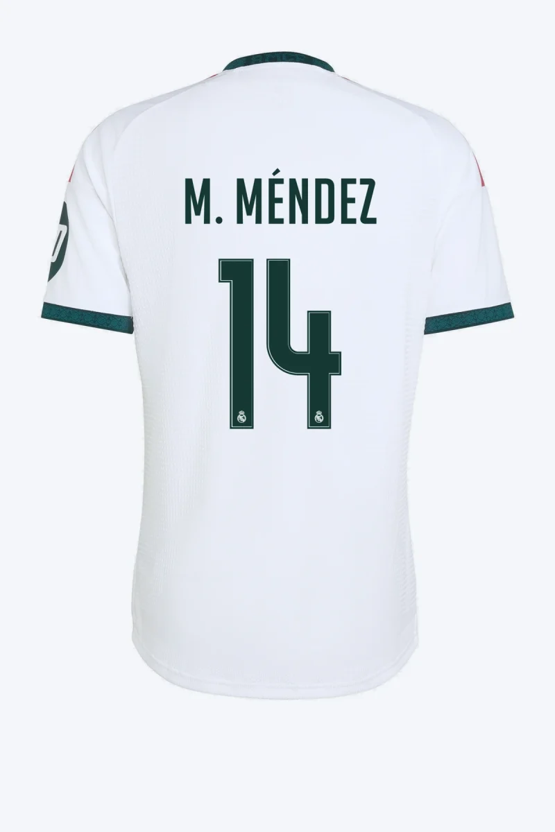 M. Méndez 14 Voetbalshirt - Real Madrid 26/27 Thuis Authentic