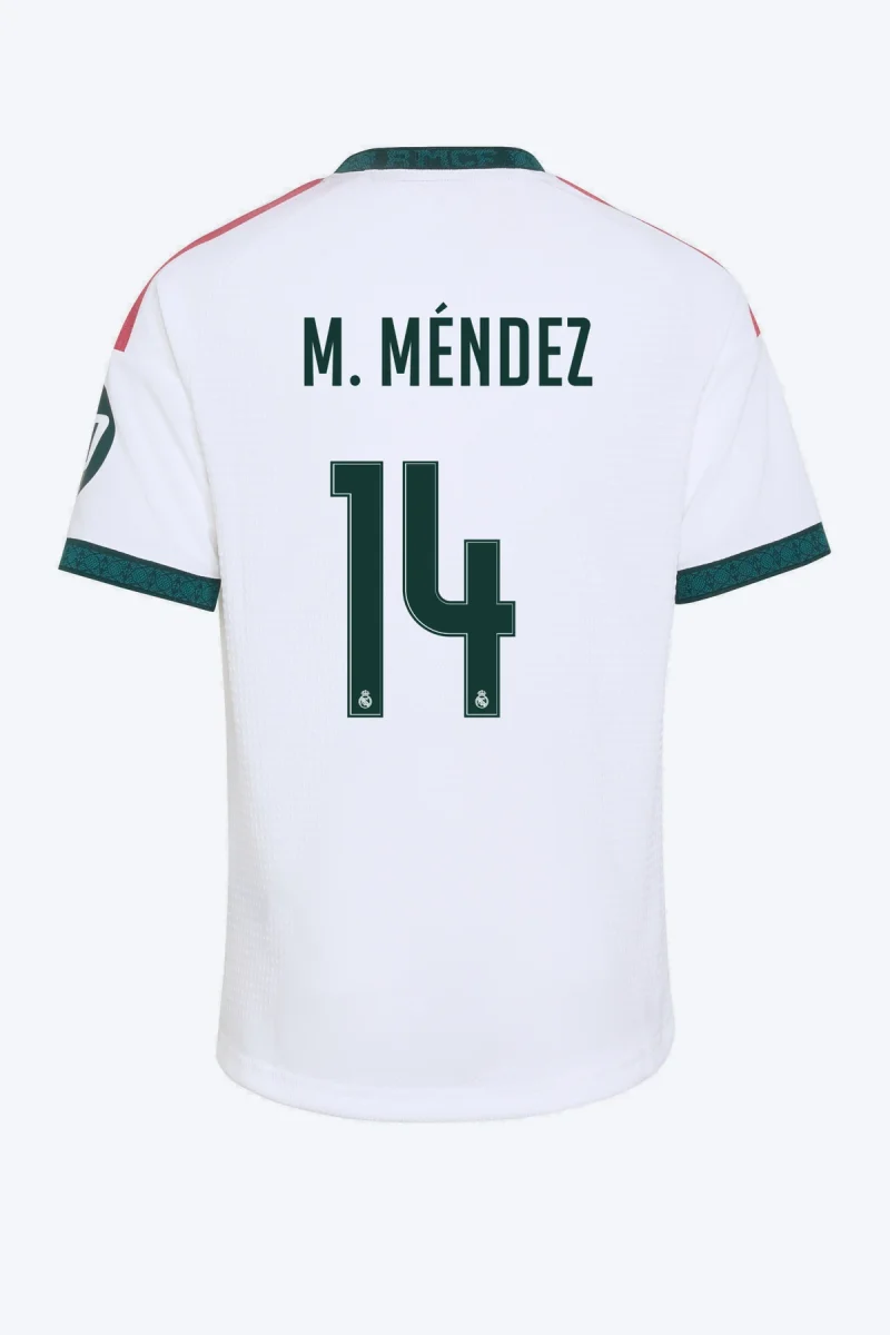 M. Méndez 14 Voetbalshirt - Real Madrid 26/27 Thuis Kids