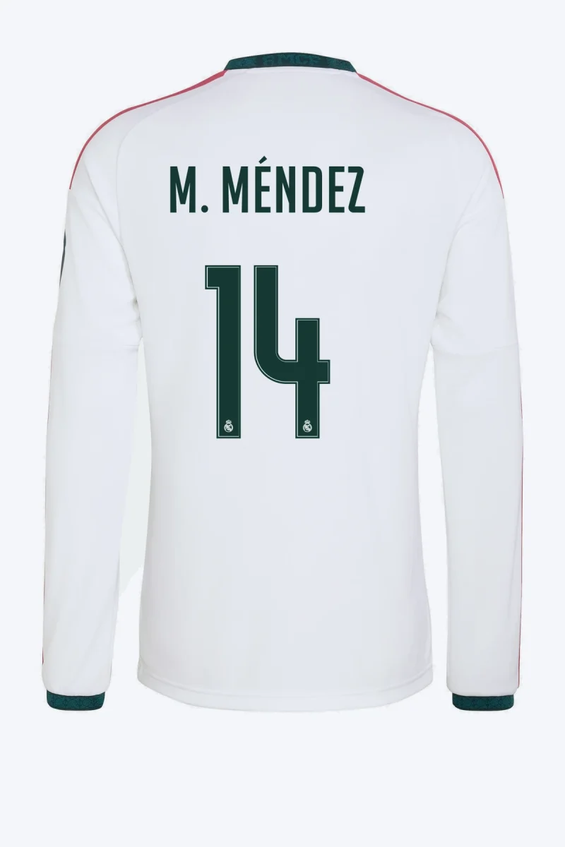 M. Méndez 14 Voetbalshirt - Real Madrid 26/27 Thuis Lange Mouw