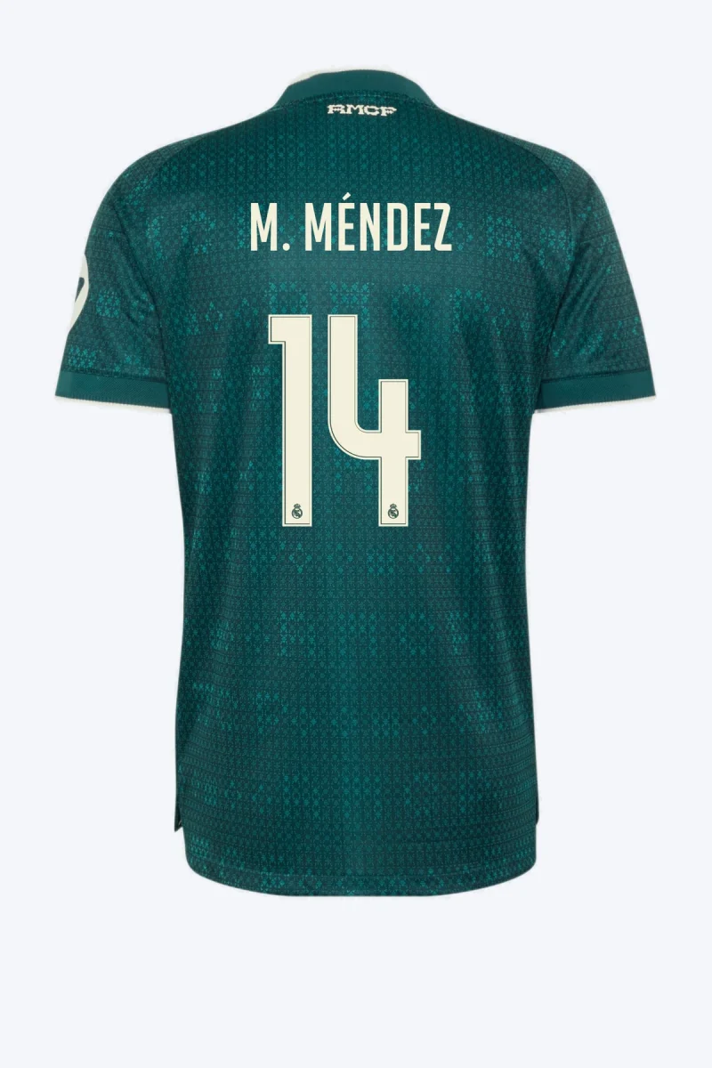 M. Méndez 14 Voetbalshirt - Real Madrid 26/27 Uit Authentic