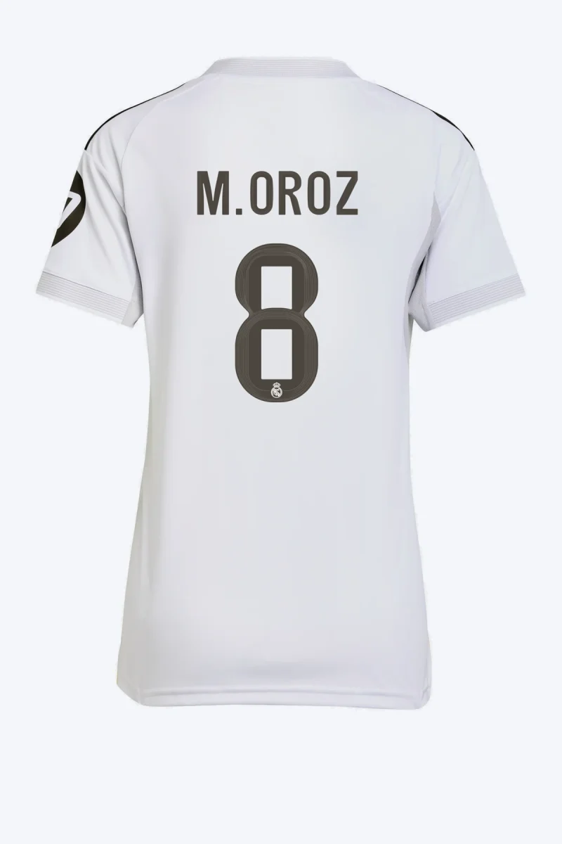 M. Oroz 8 Voetbalshirt - Real Madrid 25/26 Thuis