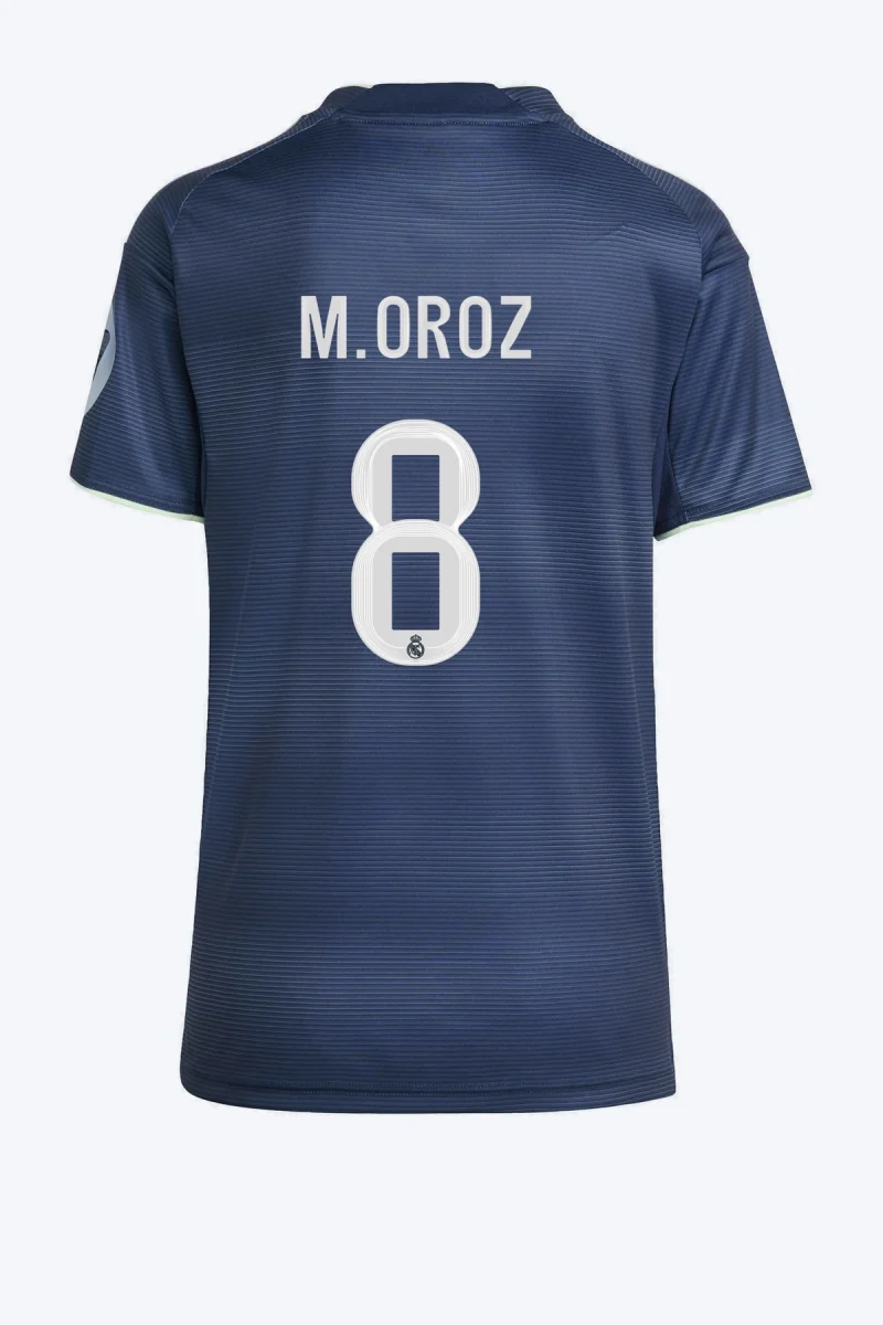 M. Oroz 8 Voetbalshirt - Real Madrid 25/26 Uit
