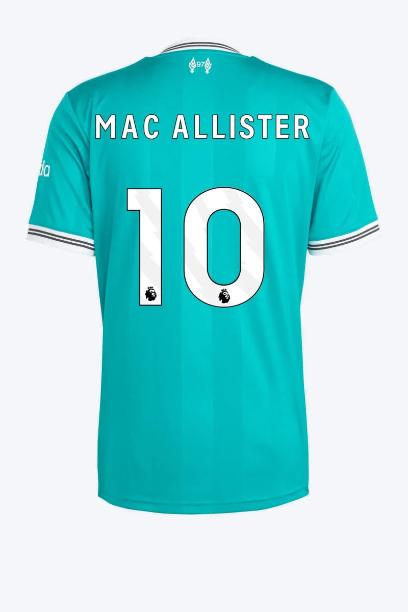 Mac Allister 10 Voetbalshirt - Liverpool FC 25/26 Derde
