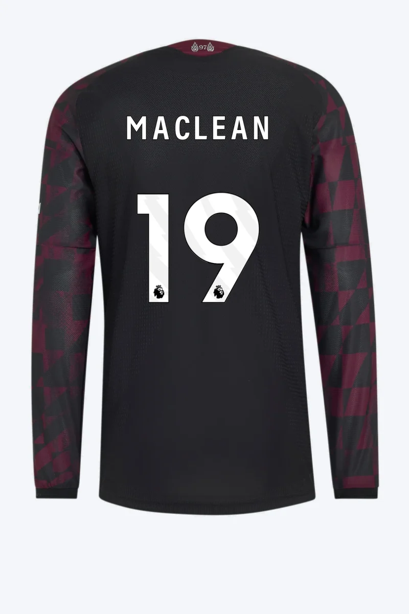 Maclean 19 Voetbalshirt - Liverpool FC 26/27 Derde Authentic Longsleeve