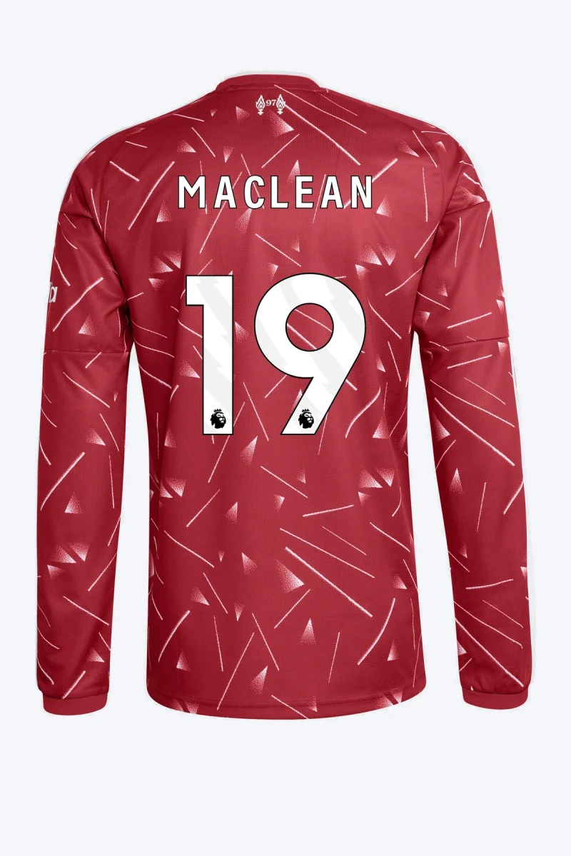 Maclean 19 Voetbalshirt - Liverpool FC 26/27 Thuis Lange Mouw