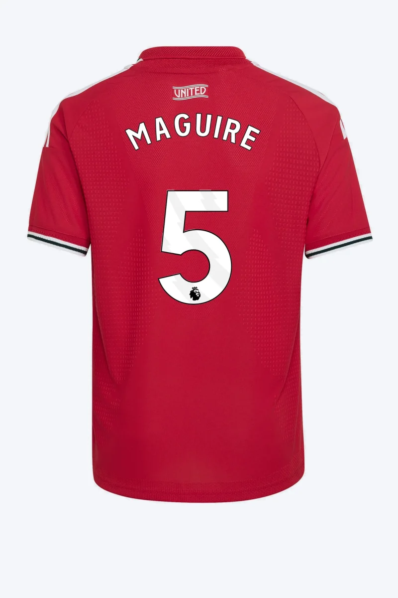 Maguire 5 Voetbalshirt - Manchester United 26/27 Thuis Authentic Kids