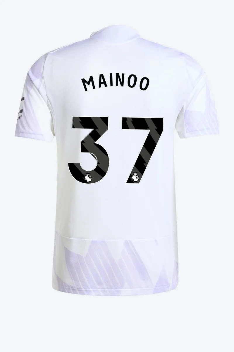 Mainoo 37 Voetbalshirt - Manchester United 25/26 Uit Authentic