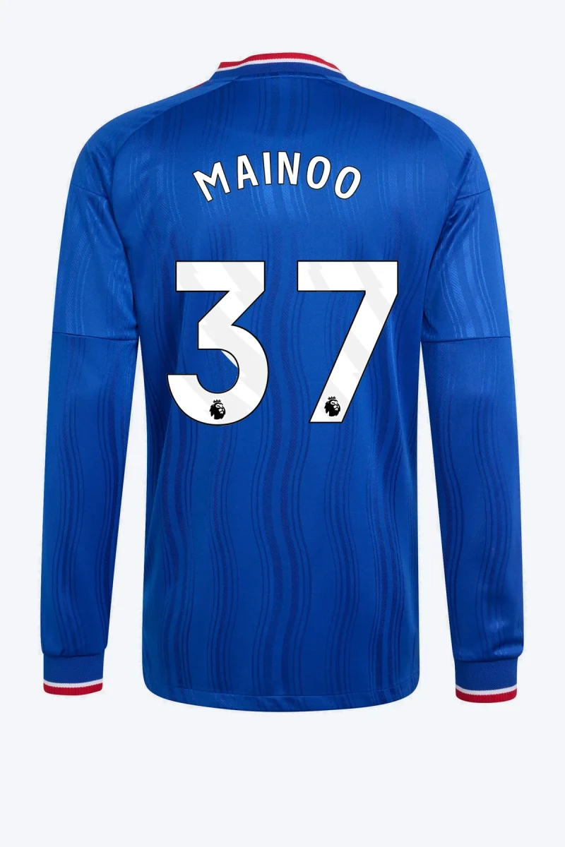 Mainoo 37 Voetbalshirt - Manchester United 26/27 Uit Authentic Longsleeve